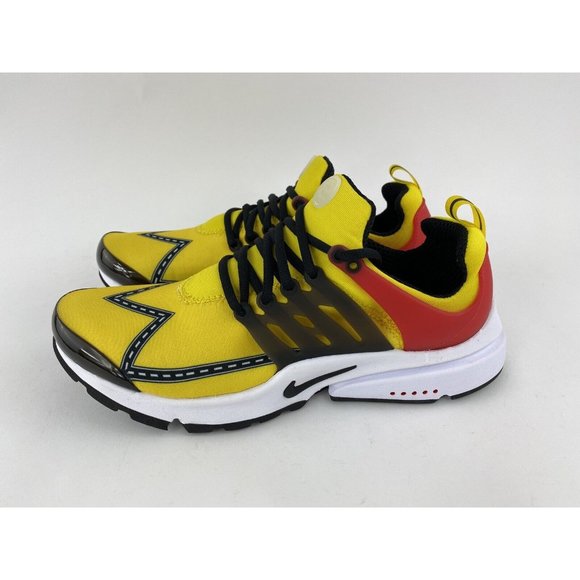 Nike Air Presto Yellow Red Men's Sneakers Shoes Road Race Black CT3550 700 - Picture 10 of 12